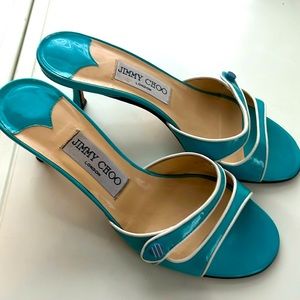 Jimmy Choo Teal pump size 6.5